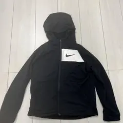 Nike フード付きパーカー 黒/白 140