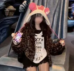 ミニー ムートン ファンキャップ ピンク