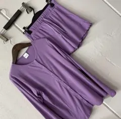 VIRMANI リブセットアップ パープル Mサイズ