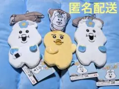 んぽちゃむ　リール付きぬいぐるみパスケース　全3種セットのサムネイル