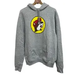 Buc-ee's グレー フード付きパーカー