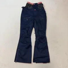 SISTA.J スノボウェア　パンツ　M ネイビー　ドット