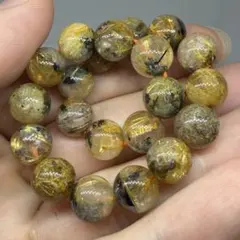 まもなく閉店003ゴールド タイチン ルチル クォーツ パワーストーン