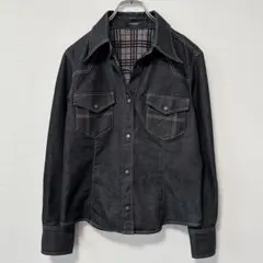 バーバリーロンドン 42 デニムジャケット ノバチェック