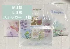 ディズニー ダッフィー&フレンズ カラフルハピネス ショップ袋 M3 L3