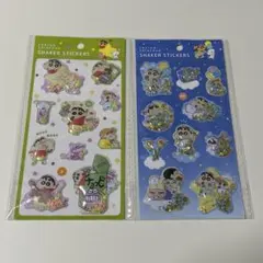 クレヨンしんちゃん シェイカーステッカー SHAKER STICKERS 2枚