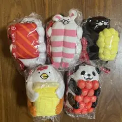 新品未開封 スシロー だっこずし パスケース 5個セット 非売品のサムネイル