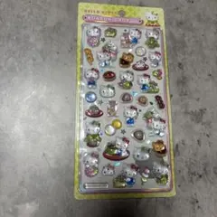 ハローキティ ボンボンドロップシール　和柄キティ　正規品