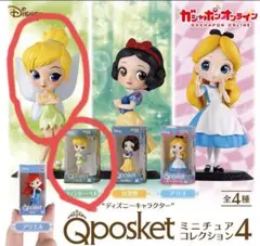 Qposket　ミニチュアコレクション4 ガチャ　 ティンカーベル