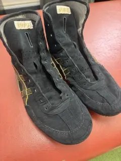 asics ボクシングレスリングシューズ 27.5cm 紐なしのサムネイル