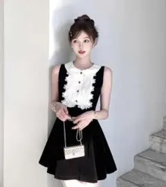 ミニドレス angelR andy jewels robe de fleurs - メルカリ