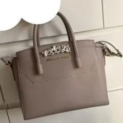 ジルシュチュアート ロイヤルビジュートートバッグ フォギーグレー