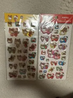 AIRU x HELLO KITTY シール 2シートセット