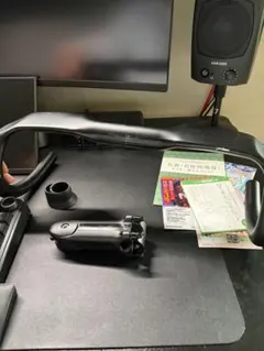 프라임 에어로 알루미늄 핸들 380mm 스템 100mm