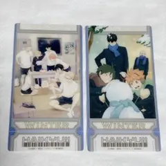 ハイキュー!! チケット風クリアカード　烏野高校
