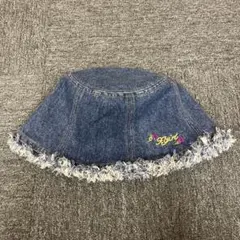 即決 X-girl エックスガール RETRO DENIM BUCKET HAT