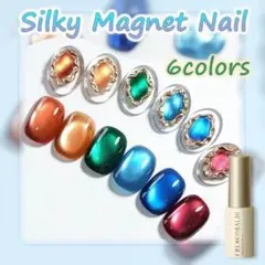 シルキー マグネットネイル　マグネットジェル 6色セット【MSG6】11