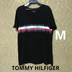 TOMMY HILFIGER ロゴプリント 半袖Tシャツ ブラック Mのサムネイル