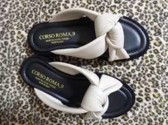新品☆３６　CORSO ROMA 9　コルソローマノーヴェ　フラットサンダル