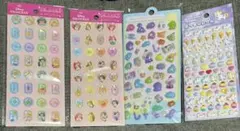 ディズニープリンセス シール 他 4種類セット