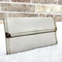 ルイヴィトン 長財布 スハリ ポルトフォイユ ル ファヴォリ ブロン 白 