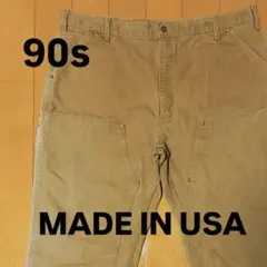 usa製 Carhartt ダブルニー ペインターパンツ ブラウン w42