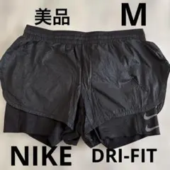 NIKE DRI-FIT M レディース　ランニング　スパッツ　スポーツ　二重