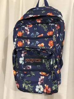 JANSPORT リュック 花柄 ネイビーのサムネイル