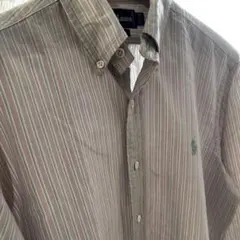 80s 90s ラルフローレンRalph Lauren ストライプ シャツ