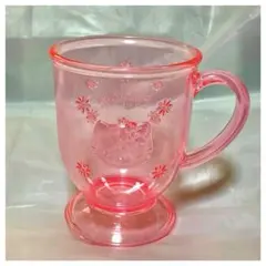 レア　サンリオ　Hello kitty プラスチック　ピンク色　カップ　非売品