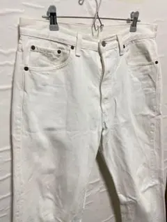 【極美品】 w34 USA製 Levi’s 501 0651ホワイトデニム