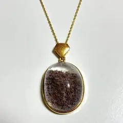天然石 ペンダントトップ ガーデンクォーツ ネックレス