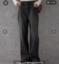 WEGO ストレートデニムパンツ