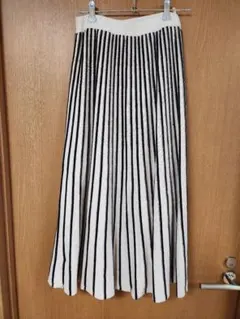 grove　グローブ　ストライプ プリーツスカート　Mサイズ