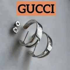 GUCCI グッチ SV925 Gロゴ フープピアス - メルカリ