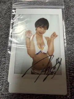 紗倉まな　直筆サイン入りチェキ