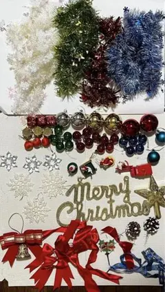 クリスマス装飾セット　オーナメント　中古のサムネイル