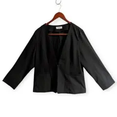美品 RASPBERRYBERET 黒 フォーマル ジャケット大きいサイズ 4L