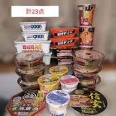 【匿名配送】カップ麺 まとめ売り セット　計23点のサムネイル