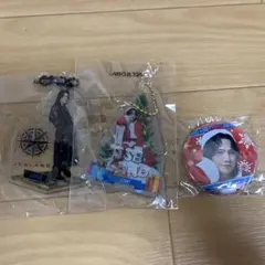 JSB LAND 登坂広臣 クリアチャーム・缶バッジセット