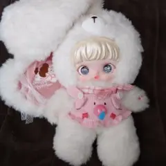 Yalli kokono 800% ぬいぐるみ アイマスク付き 白うさぎ Yalli kokono 800% ぬいぐるみ アイマスク付き 白うさぎ - メルカリ