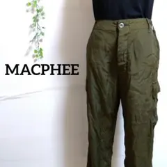 MACPHEE マカフィー トゥモローランド カラー カーゴパンツ 薄手