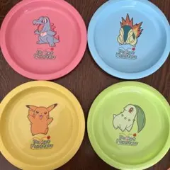 樹脂製　子ども用　ポケモン　お皿４枚セット