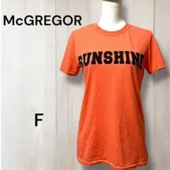 エ*す様 マックレガー　ロゴTシャツ 半袖　レディース　カジュアル　オレンジ　U