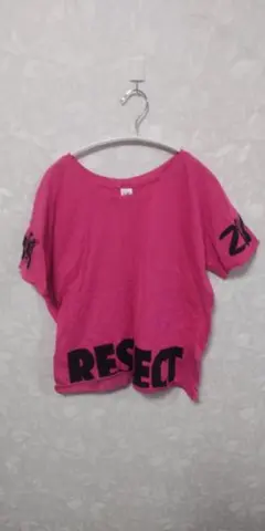 ZUMBA ピンク オーバーサイズTシャツ М