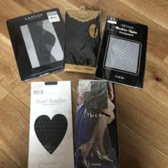 ストッキング、ハイソックスセット5点　M〜L