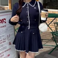 セットアップ レディース ニット