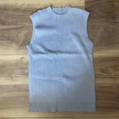 INGNI リブニット　ノースリーブ　水色