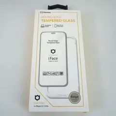 iFace ラウンドエッジ強化ガラス ブラック　iPhone12/12Pro用