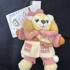 ディズニー　ダッフィー&フレンズ クッキーアン　ぬいぐるみバッジ